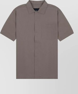Herno short sleeve shirt chest pocket detail