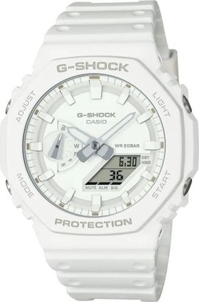Casio G-shock Unisexs White Watch GA-2100-7A7ER - One Size