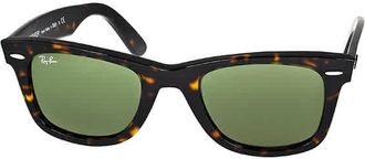 Ray-Ban Original Wayfarer Classic Green Classic G-15 Unisex Sunglasses RB2140 902 50