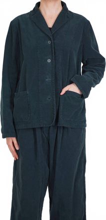Manuelle Guibal Vestimo Corduroy Jacket In Abyss