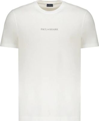 Paul & Shark T-shirt con logo - Bianco