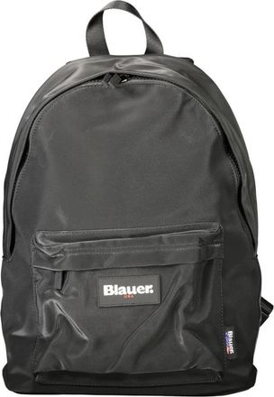 Blauer Zwarte Polyester Rugzak - Heren - Rugzakken - Zwart - ONE Size - Polyester - Tassen