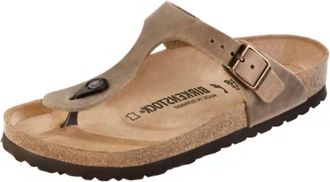 Birkenstock Womens Gizeh Sandals In Brown Oiled