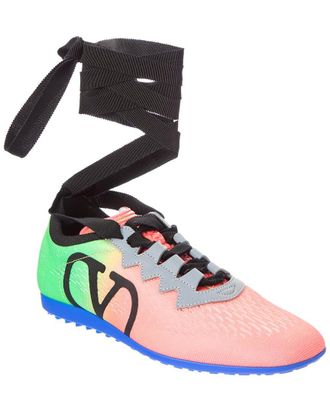 Valentino Vlogo Signature Mesh & Leather Sneaker