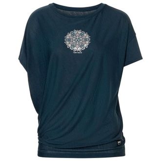 super.natural Ornamental Loose Tee Merinoshirt f&uuml;r Damen | blau