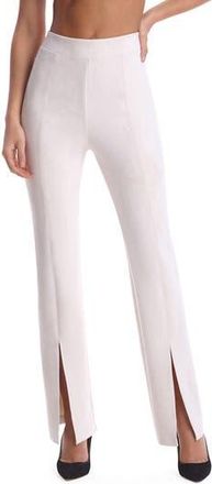 Commando Front Slit Faux Suede Leggings in Bone at Nordstrom Rack, Size X-Large