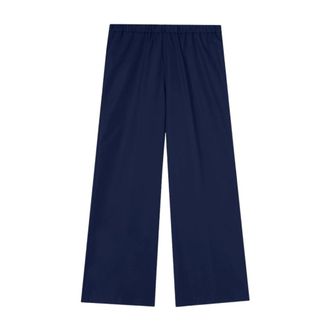 Aspesi Broeken, Dames, Blauw, S, Leather Broeken