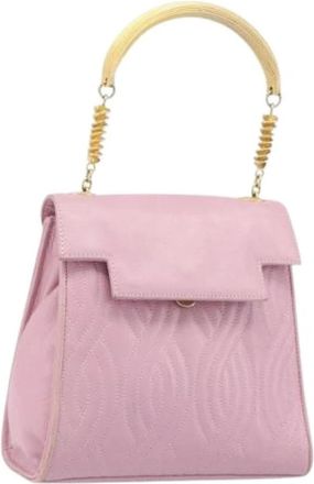 Fendi Pre-owned Vintage Hand Bag - Dames - Vintage Handtas - Roze - ONE Size - Leer - Vintage