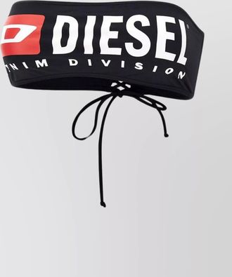Diesel printed bikini top