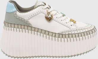 Chlo&eacute; Sneakers con zeppa Nama Chlo&eacute; in pelle