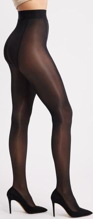 High Heel Jungle 2-Pack Luminous Glazed Finish 15-Denier Sheer in Black at Nordstrom, Size Medium