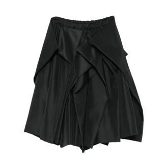 Comme Des Gar&ccedil;ons Gonna midi drappeggiata plissettata - - Skirts - Donna - Nero - S