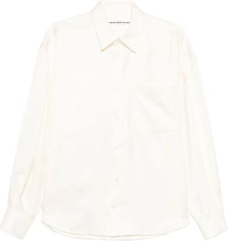 Alexander Wang Camicia con dettaglio cut-out - Bianco