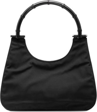 Gucci Pre-owned Gucci Nylon Bamboo Handbag 5RHL6V0ZAJHLEP17