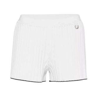 Jacquemus Le Short Maille Pliss&eacute; - female - Jacquemus - Short Shorts - White - M - Shorts