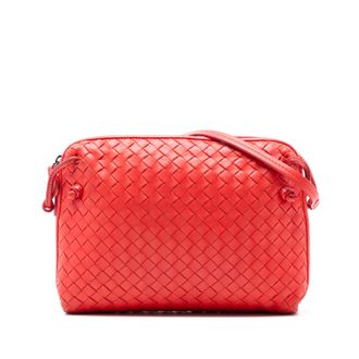 Bottega Veneta Tweedehands Nappa Intrecciato Nodini Crossbody