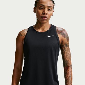 Nike Womens Dri-FIT Training Tank Top in Black | DX0701-010