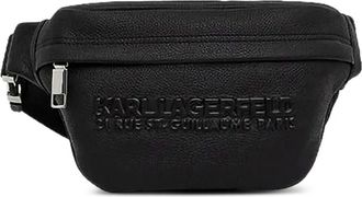 Karl Lagerfeld Marsupio con logo goffrato - Nero