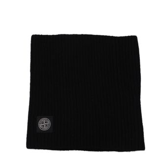 Stone Island Schals Halsw&auml;rmer Herrens Wolle Schwarz