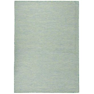 vidaXL Alfombra De Exterior De Tejido Plano Turquesa 200x280 Cm Vidaxl