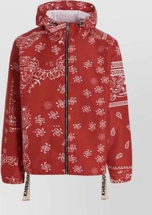 Khrisjoy bandana hood windbreaker jacket