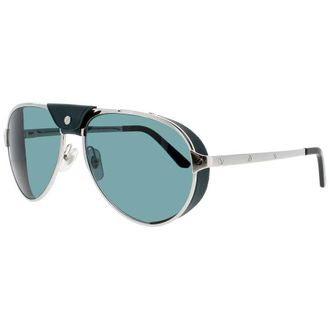 Cartier Mens Green Rectangular Sunglasses CT0296S004