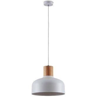 Lindby L&aacute;mpara Colgante carlise En Blanco De Metal - Lindby