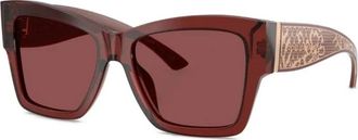 Dolce & Gabbana Zonnebril - Dames - Zonnebrillen - Rood - 55 MM - Accessoires