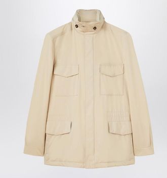 Loro Piana Sand-Colored Traveller Windmate Jacket
