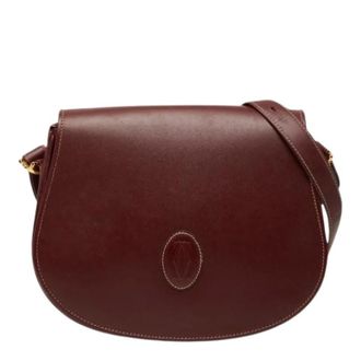 Cartier Pre-owned Cross Body Bags, female, Red, Size: ONE SIZE Pre-owned Vintage Shoulder Bag