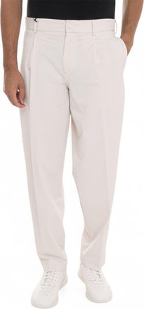 BOSS Pantalone largo P-PHIL-PLCWWGPK Panna BOSS Uomo