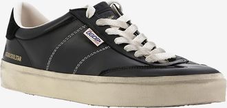 Golden Goose Niedrige Nappaledersneakers mit Wildleder Soul Star