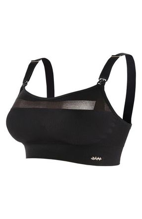 Cache Coeur Woma maternity and nursing sports bra in Black at Nordstrom, Size Xx-Large