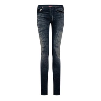 Diesel Mens D Giannix S1 Straight Leg Jeans in Blue Denim - Size 26W/32L