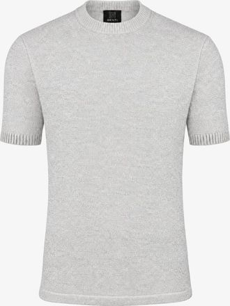 Genti Boucl&eacute; T-shirt | Lichtgrijs