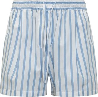 Dolce & Gabbana Blue Stripes Shorts