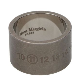 Maison Margiela Herrens Silberringe Silber