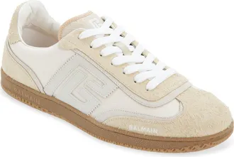 Balmain Swan Trainer Sneaker in 0Da Cream at Nordstrom, Size 11Us
