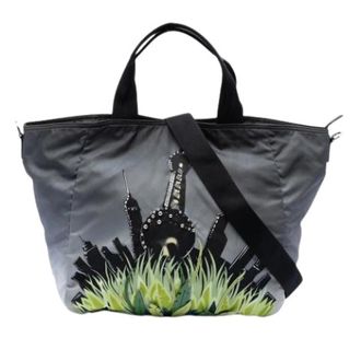 Prada Pre-owned Vintage Nylon Tote - Dames - Vintage Shopper - Grijs - ONE Size - Nylon - Vintage