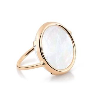 Ginette NY Disc Ring in White Mother-Of-Pearl at Nordstrom, Size 6