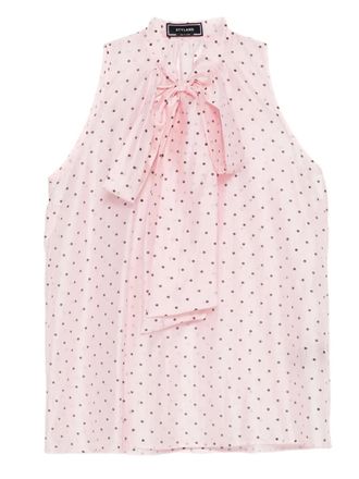 Styland polka-dot blouse - women - Lyocell/Polyester - 38 - Pink