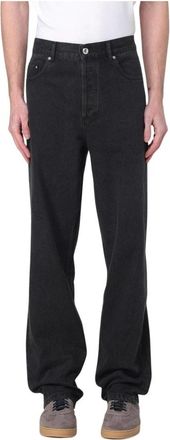 A.P.C. Zwarte relaxte fit jeans - Heren - Regular Fit Jeans - Zwart - W30 - Katoen - Jeans