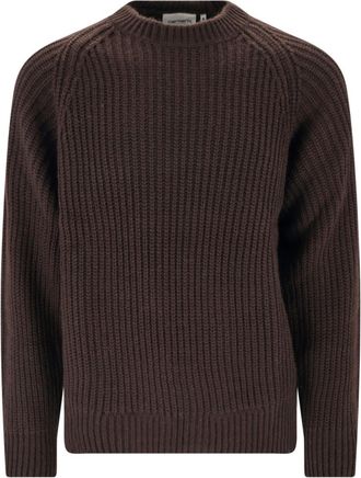 Carhartt Work in Progress Brown Firth Knit Crewneck Sweater