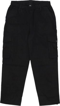 Dolly Noire Zwarte Ripstop Cargo Broek - Heren - Straight fit broeken - Zwart - L - Katoen - Broeken