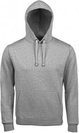 SOLS Unisex Volwassenen Spencer Hooded Sweatshirt (Grijze Mergel)