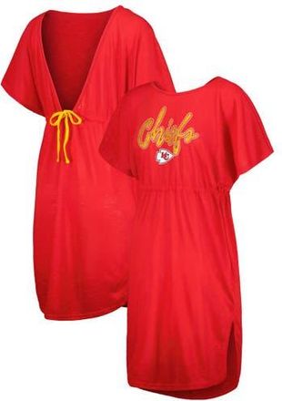 G-III 4Her by Carl Banks Womens G-III 4Her by Carl Banks Red Kansas City Chiefs Versus Swim Cover-Up at Nordstrom, Size X-Small