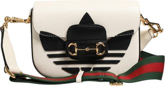 Gucci Gucci x Adidas 1955 Horsebit Shoulder Womens Bag (Pre-Owned)