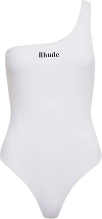 Rhude Asymmetrisch badpak - Wit