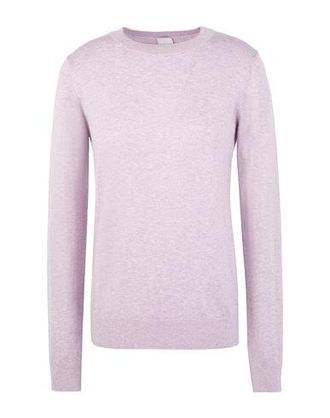 8 by YOOX ORGANIC COTTON-SILK BLEND KNIT CREWNECK SWEATER