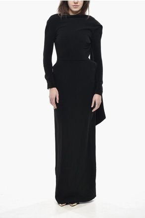 Balenciaga Bare-Back Dress with Padded Hips size 40